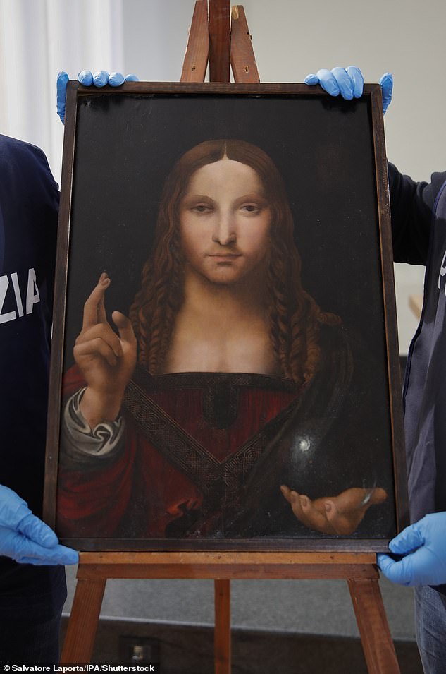 Agents found the painting hidden in an apartment on Via Strada Provinciale delle Brecce
