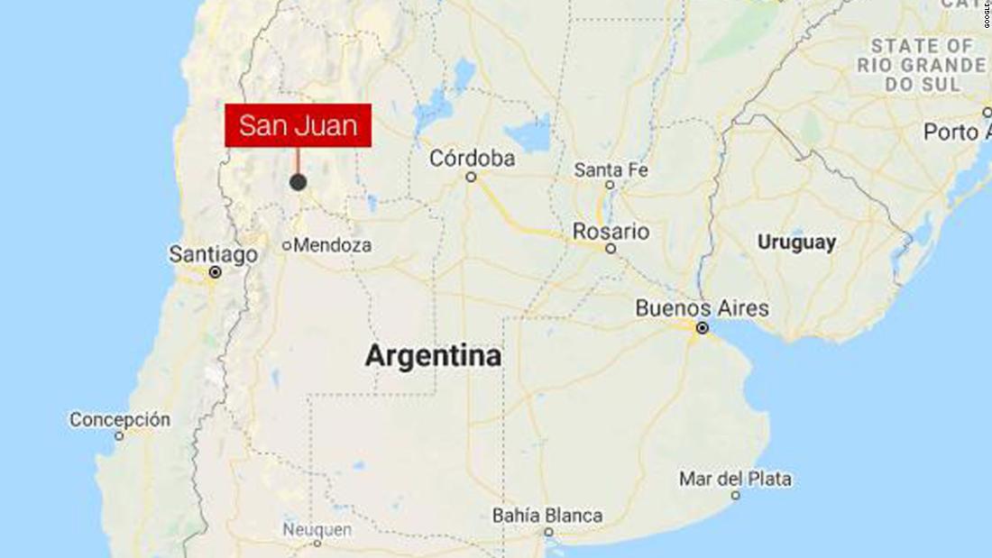 Argentina earthquake: 6.4 earthquake strikes San Juan Province, no tsunami warning issued