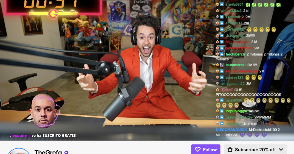 The Fortnite TheGrefg streamer broke Twitch records with over 2 million concurrent viewers