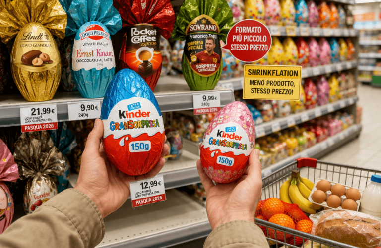 Uova di Pasqua 2026: più care e più piccole, tra rincari e shrinkflation Uova di Pasqua 2026: più care e più piccole, tra rincari e shrinkflation