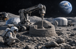 Base lunare nel mirino: perché la polvere lunare potrebbe diventare un alleato prezioso