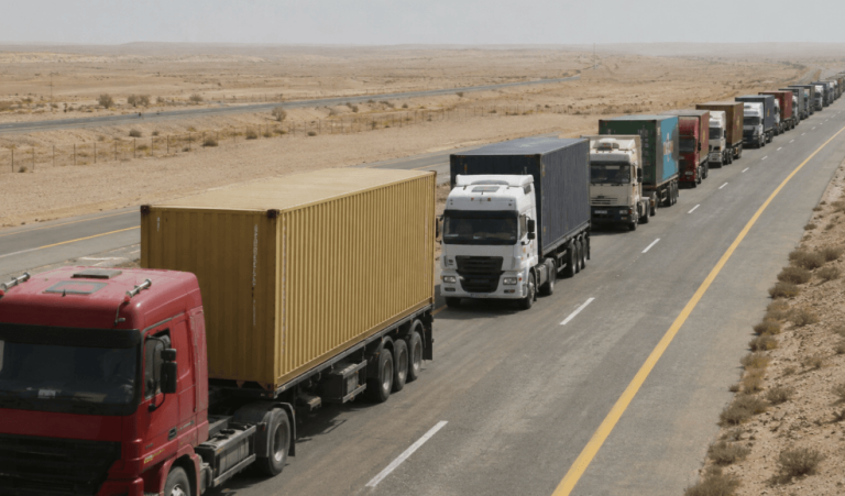 Le nuove carovane del Golfo: migliaia di camion nel deserto per salvare il commercio globale dalla crisi di Hormuz Le nuove carovane del Golfo: migliaia di camion nel deserto per salvare il commercio globale dalla crisi di Hormuz
